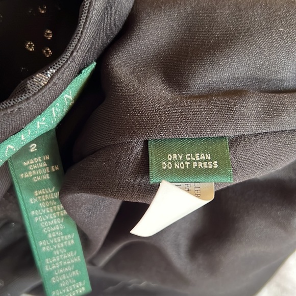 Ralph Lauren Black Dress EC - Picture 9 of 9